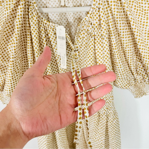 Anthropologie Somerset Maxi Dress Puff-Sleeve Edition Size XL Petite - Picture 7 of 11